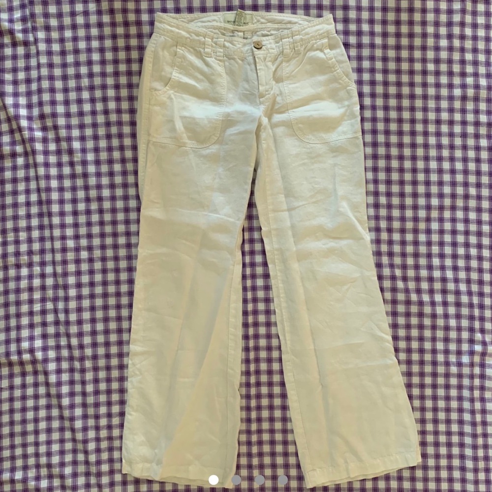 banana republic S vintage y2k white low rise pants